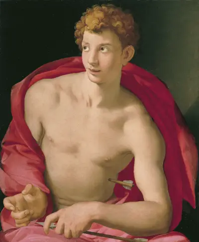 Portrait of a Young Man as Saint Sebastian Bronzino
